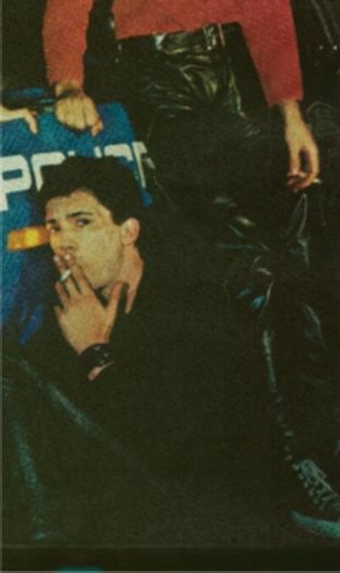 Blondie band smoking