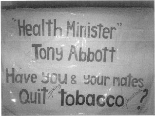 Tony Abbott Tobacco Health